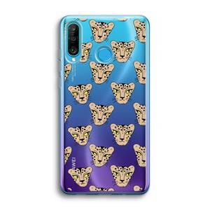 CaseCompany Tijger: Huawei P30 Lite Transparant Hoesje