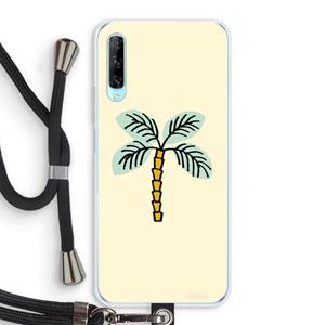 CaseCompany Palmboom: Huawei P Smart Pro Transparant Hoesje met koord