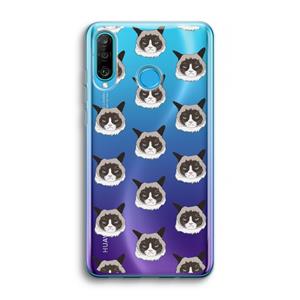 CaseCompany It's a Purrr Case: Huawei P30 Lite Transparant Hoesje