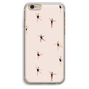 CaseCompany Dancing #1: iPhone 6 Plus / 6S Plus Transparant Hoesje