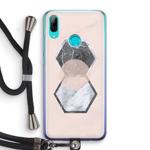 CaseCompany Creatieve toets: Huawei P Smart (2019) Transparant Hoesje met koord