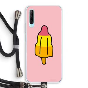 CaseCompany Raketijsje: Huawei P Smart Pro Transparant Hoesje met koord