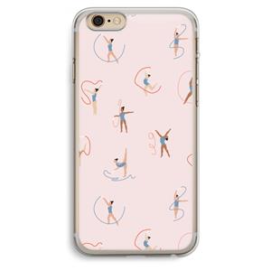 CaseCompany Dancing #3: iPhone 6 Plus / 6S Plus Transparant Hoesje