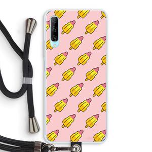 CaseCompany Waterijsjes: Huawei P Smart Pro Transparant Hoesje met koord