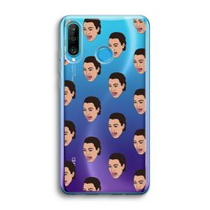 CaseCompany Ugly Cry Call: Huawei P30 Lite Transparant Hoesje