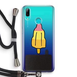 CaseCompany Raketijsje: Huawei P Smart (2019) Transparant Hoesje met koord