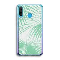 CaseCompany Palmbladeren: Huawei P30 Lite Transparant Hoesje