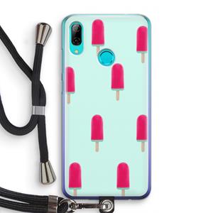 CaseCompany Waterijsje: Huawei P Smart (2019) Transparant Hoesje met koord