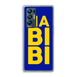 CaseCompany Habibi Blue: Oppo Find X3 Neo Transparant Hoesje