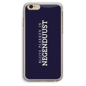 CaseCompany Blijve plakken in Negenduust: iPhone 6 Plus / 6S Plus Transparant Hoesje