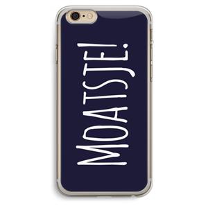 CaseCompany Moatsje!: iPhone 6 Plus / 6S Plus Transparant Hoesje