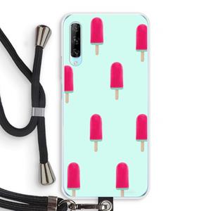 CaseCompany Waterijsje: Huawei P Smart Pro Transparant Hoesje met koord
