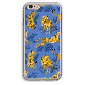 CaseCompany Luipaard: iPhone 6 Plus / 6S Plus Transparant Hoesje