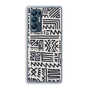 CaseCompany Marrakech print: Oppo Find X3 Neo Transparant Hoesje