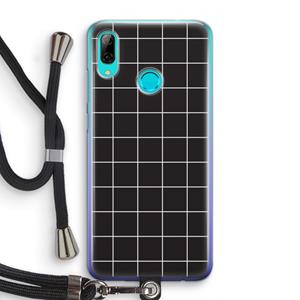 CaseCompany Rooster 2: Huawei P Smart (2019) Transparant Hoesje met koord