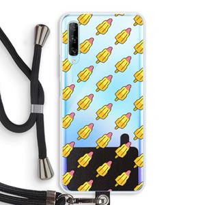 CaseCompany Waterijsjes: Huawei P Smart Pro Transparant Hoesje met koord