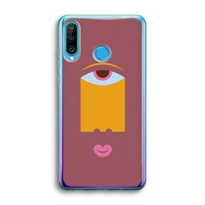 CaseCompany Mono V: Huawei P30 Lite Transparant Hoesje