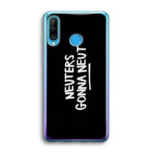 CaseCompany Neuters (zwart): Huawei P30 Lite Transparant Hoesje
