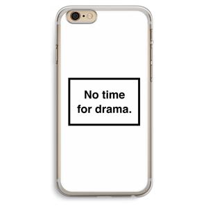 CaseCompany No drama: iPhone 6 Plus / 6S Plus Transparant Hoesje