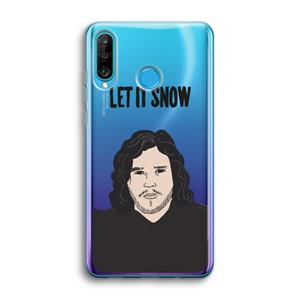 CaseCompany Let It Snow: Huawei P30 Lite Transparant Hoesje