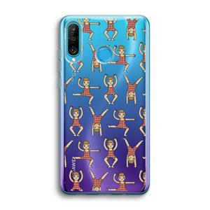 CaseCompany Gymboys: Huawei P30 Lite Transparant Hoesje