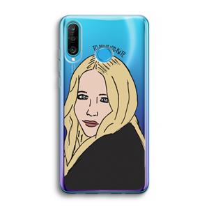 CaseCompany Mary Kate: Huawei P30 Lite Transparant Hoesje