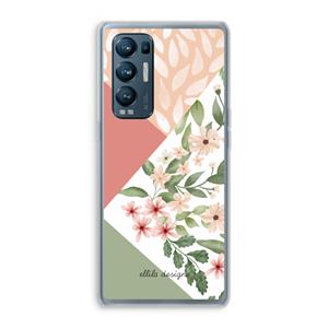 CaseCompany Sweet heaven geometrics: Oppo Find X3 Neo Transparant Hoesje