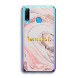 CaseCompany Feminist: Huawei P30 Lite Transparant Hoesje