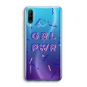 CaseCompany GRL PWR: Huawei P30 Lite Transparant Hoesje