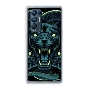 CaseCompany Cougar and Vipers: Oppo Find X3 Neo Transparant Hoesje