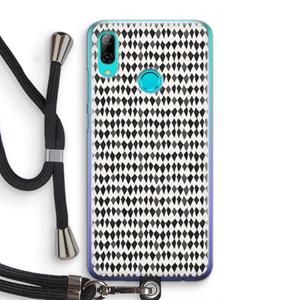 CaseCompany Crazy shapes: Huawei P Smart (2019) Transparant Hoesje met koord