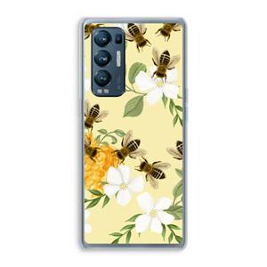 CaseCompany No flowers without bees: Oppo Find X3 Neo Transparant Hoesje
