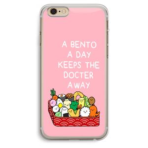 CaseCompany Bento a day: iPhone 6 Plus / 6S Plus Transparant Hoesje