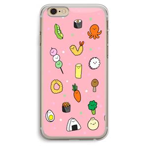 CaseCompany Happy bento friends: iPhone 6 Plus / 6S Plus Transparant Hoesje