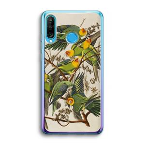 CaseCompany Carolinaparkiet: Huawei P30 Lite Transparant Hoesje