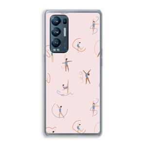 CaseCompany Dancing #3: Oppo Find X3 Neo Transparant Hoesje