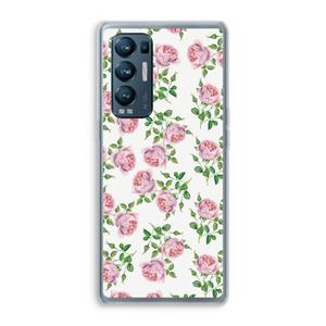 CaseCompany Kleine roosjes: Oppo Find X3 Neo Transparant Hoesje