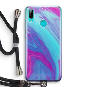 CaseCompany Zweverige regenboog: Huawei P Smart (2019) Transparant Hoesje met koord