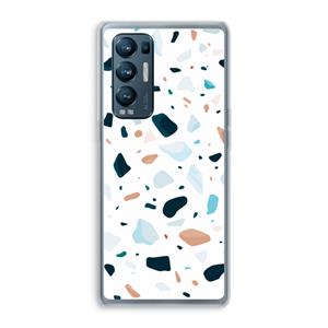 CaseCompany Terrazzo N°13: Oppo Find X3 Neo Transparant Hoesje