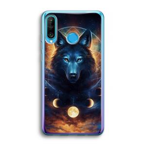 CaseCompany Wolf Dreamcatcher: Huawei P30 Lite Transparant Hoesje