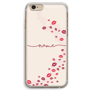 CaseCompany Kusjes: iPhone 6 Plus / 6S Plus Transparant Hoesje