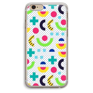 CaseCompany 8-bit N°1: iPhone 6 Plus / 6S Plus Transparant Hoesje