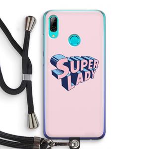 CaseCompany Superlady: Huawei P Smart (2019) Transparant Hoesje met koord