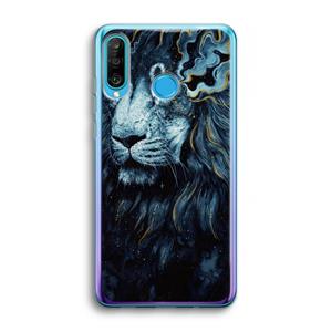 CaseCompany Darkness Lion: Huawei P30 Lite Transparant Hoesje