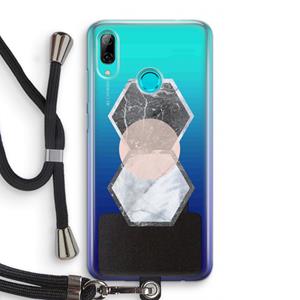 CaseCompany Creatieve toets: Huawei P Smart (2019) Transparant Hoesje met koord