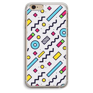 CaseCompany 8-bit N°8: iPhone 6 Plus / 6S Plus Transparant Hoesje
