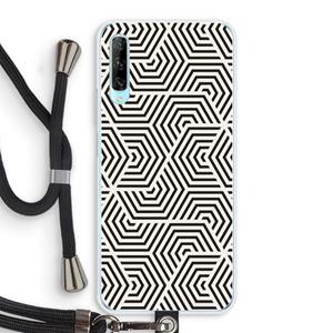 CaseCompany Magic pattern: Huawei P Smart Pro Transparant Hoesje met koord