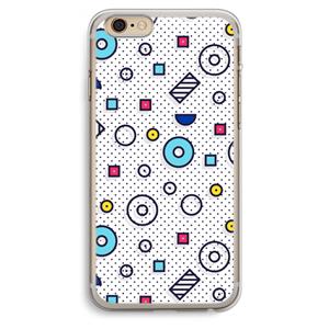 CaseCompany 8-bit N°9: iPhone 6 Plus / 6S Plus Transparant Hoesje