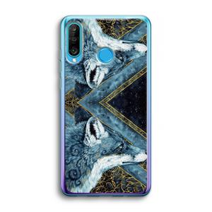 CaseCompany Golden Fox: Huawei P30 Lite Transparant Hoesje