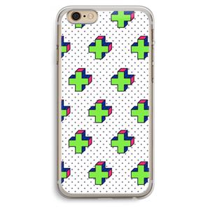 CaseCompany 8-bit N°10: iPhone 6 Plus / 6S Plus Transparant Hoesje